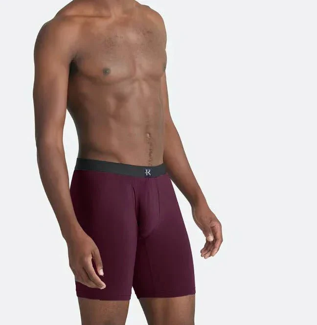 Second Skin Tencel™ Modal Long Leg Boxer Brief - With Fly - 9 inch inseam leg - Image 10