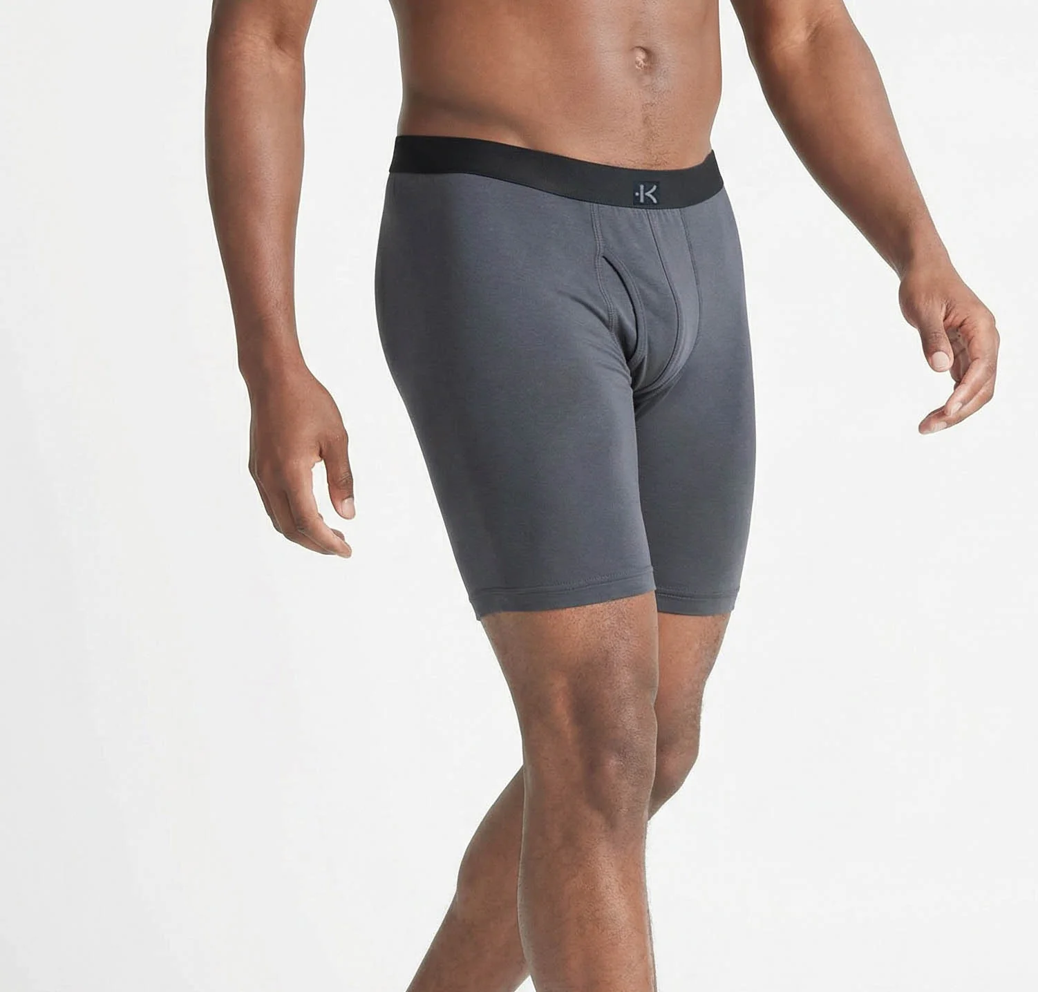 Second Skin Tencel™ Modal Long Leg Boxer Brief - With Fly - 9 inch inseam leg - Image 107