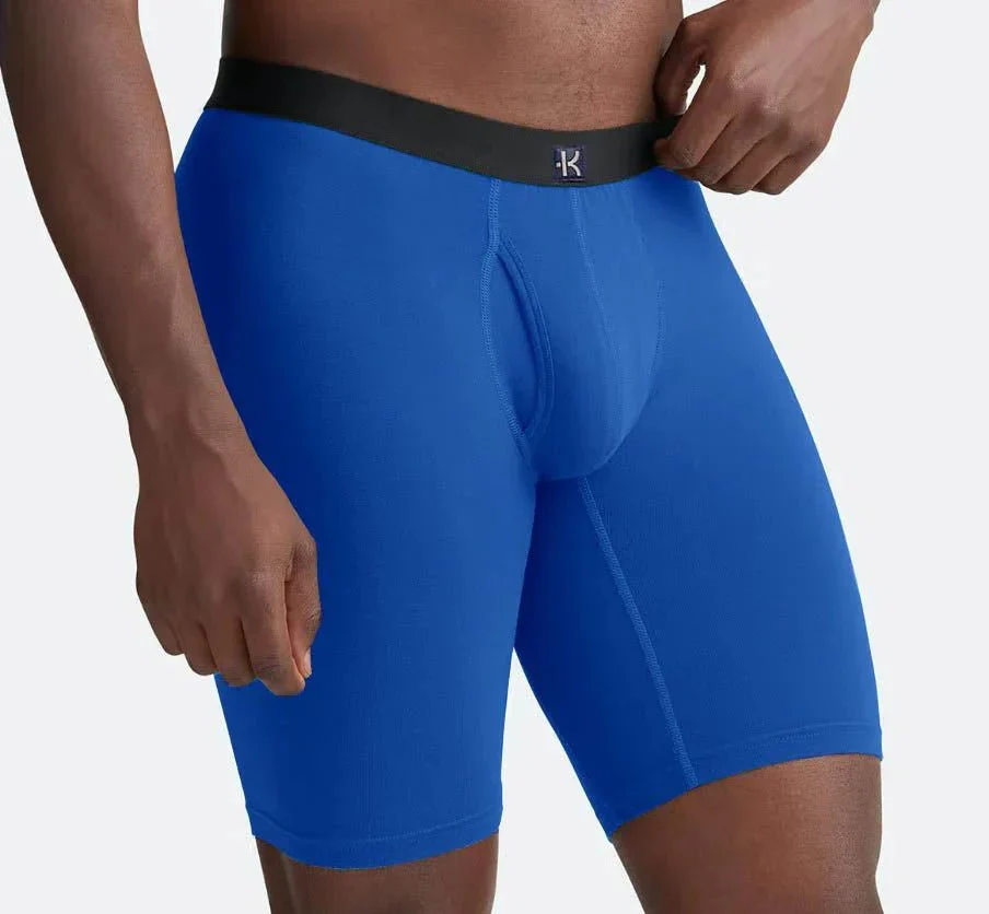 Second Skin Tencel™ Modal Long Leg Boxer Brief - With Fly - 9 inch inseam leg - Image 12
