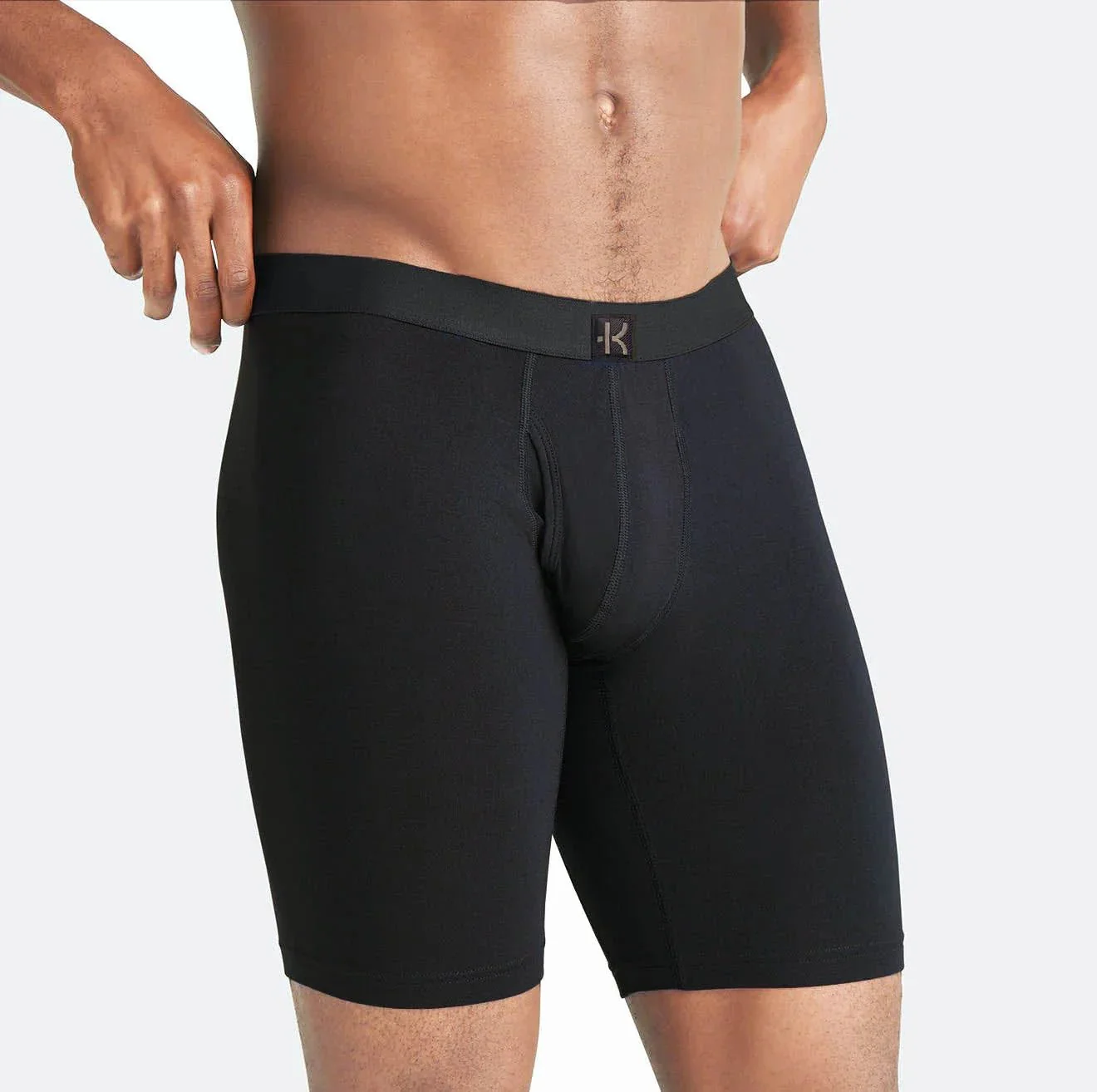 Second Skin Tencel™ Modal Long Leg Boxer Brief - With Fly - 9 inch inseam leg - Image 17