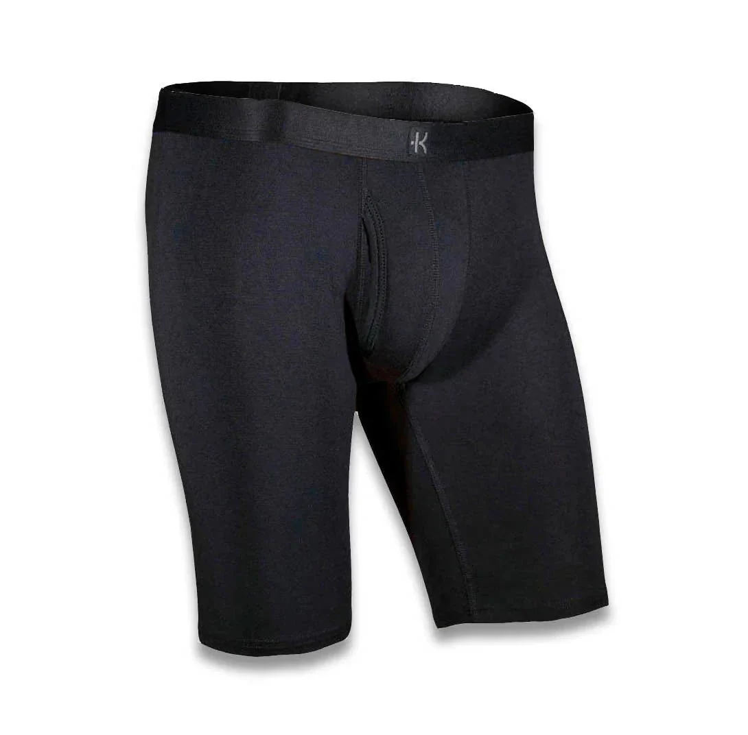 Second Skin Tencel™ Modal Long Leg Boxer Brief - With Fly - 9 inch inseam leg - Image 19
