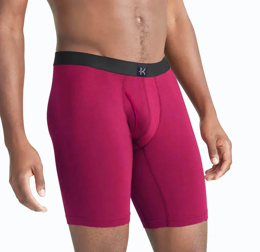 Second Skin Tencel™ Modal Long Leg Boxer Brief - With Fly - 9 inch inseam leg - Image 64