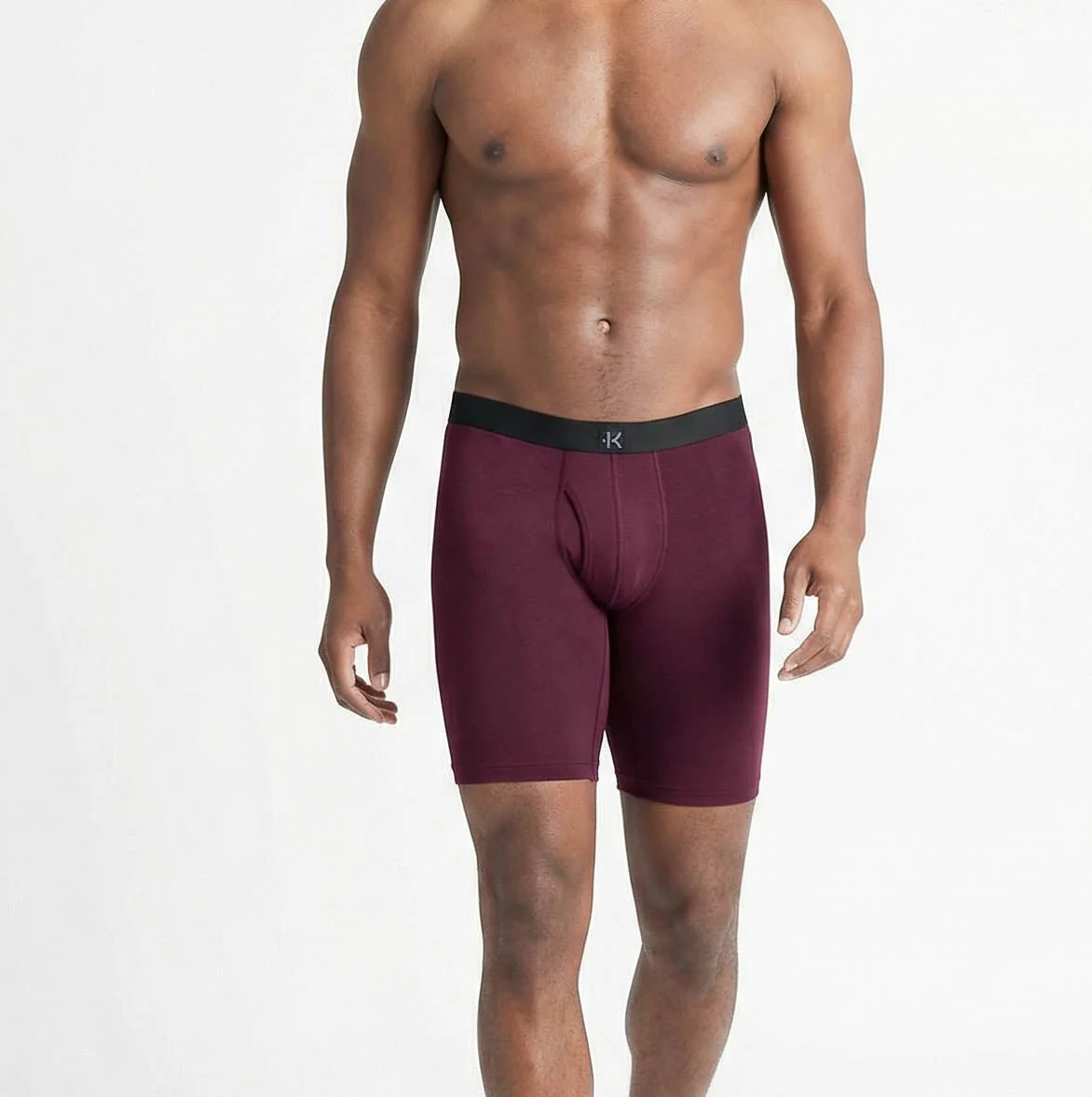 Second Skin Tencel™ Modal Long Leg Boxer Brief - With Fly - 9 inch inseam leg - Image 82