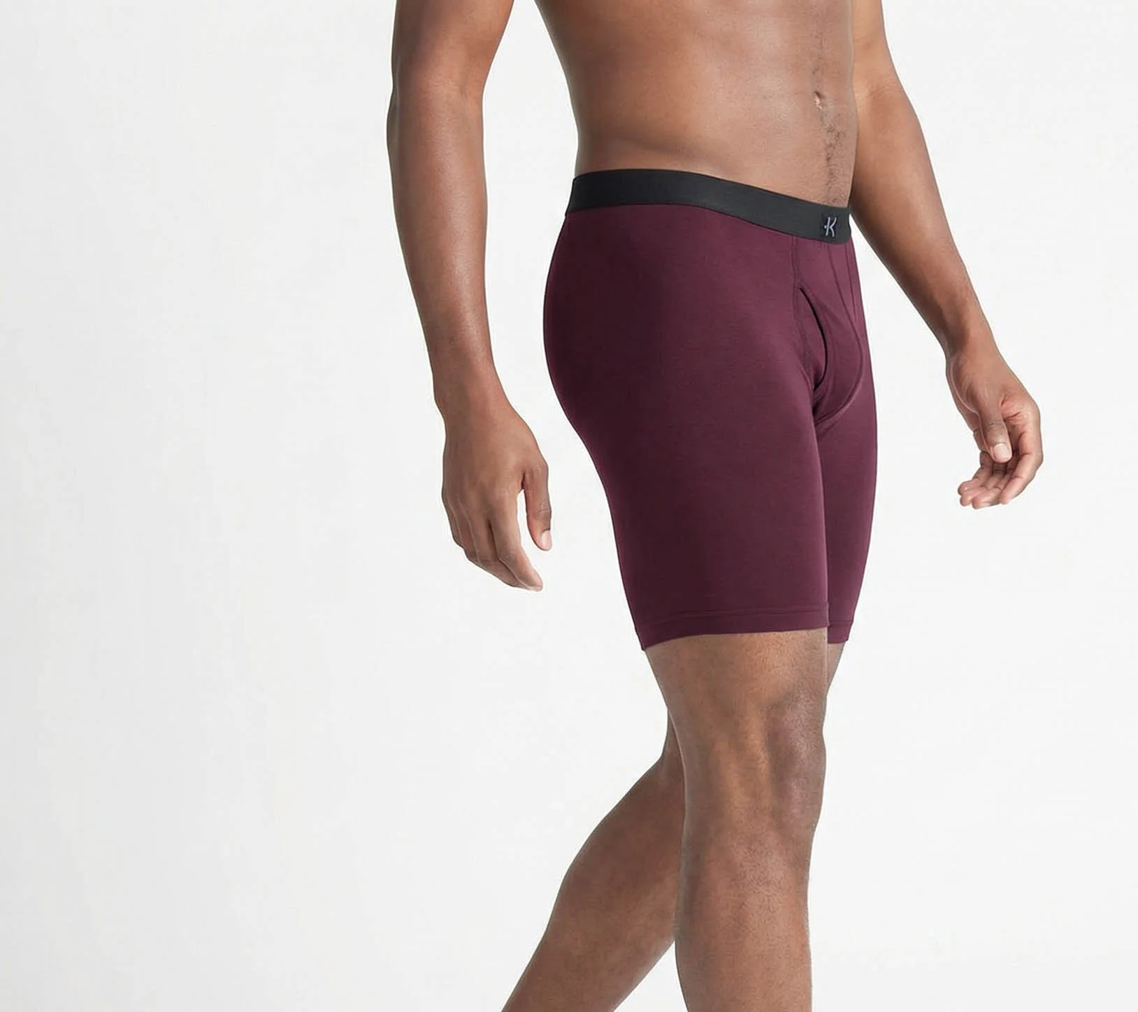 Second Skin Tencel™ Modal Long Leg Boxer Brief - With Fly - 9 inch inseam leg - Image 84