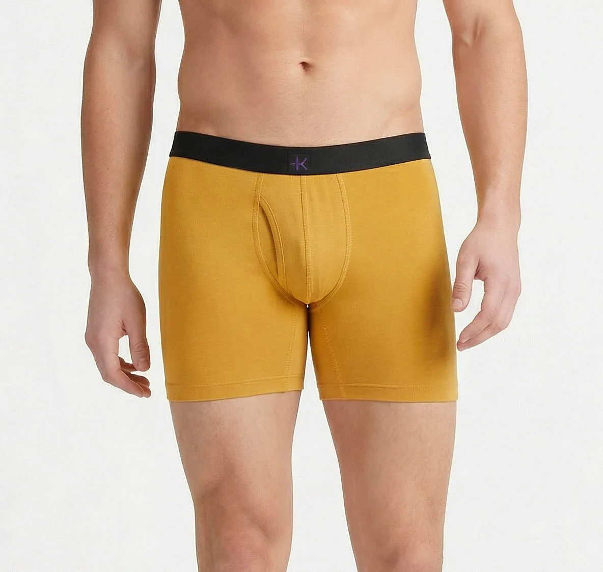 Second Skin Tencel™ Modal Standard Length Boxer Brief - With Fly - 6 inch inseam leg - Image 112