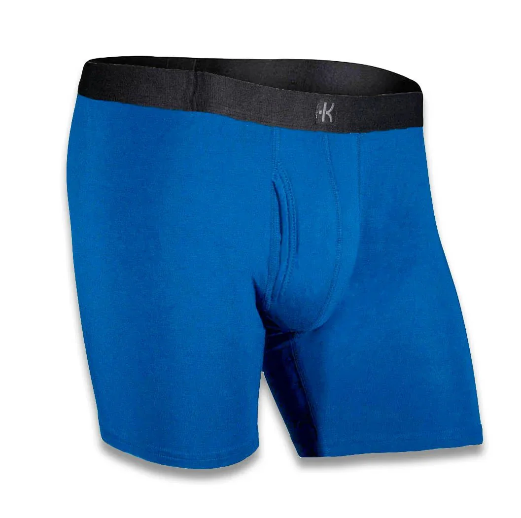 Second Skin Tencel™ Modal Standard Length Boxer Brief - With Fly - 6 inch inseam leg - Image 41