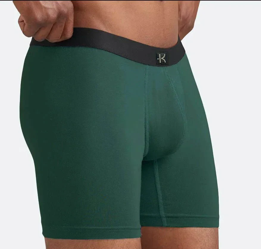 Second Skin Tencel™Modal Standard Length Boxer Brief - No Fly (6 inch inseam leg) - Image 17