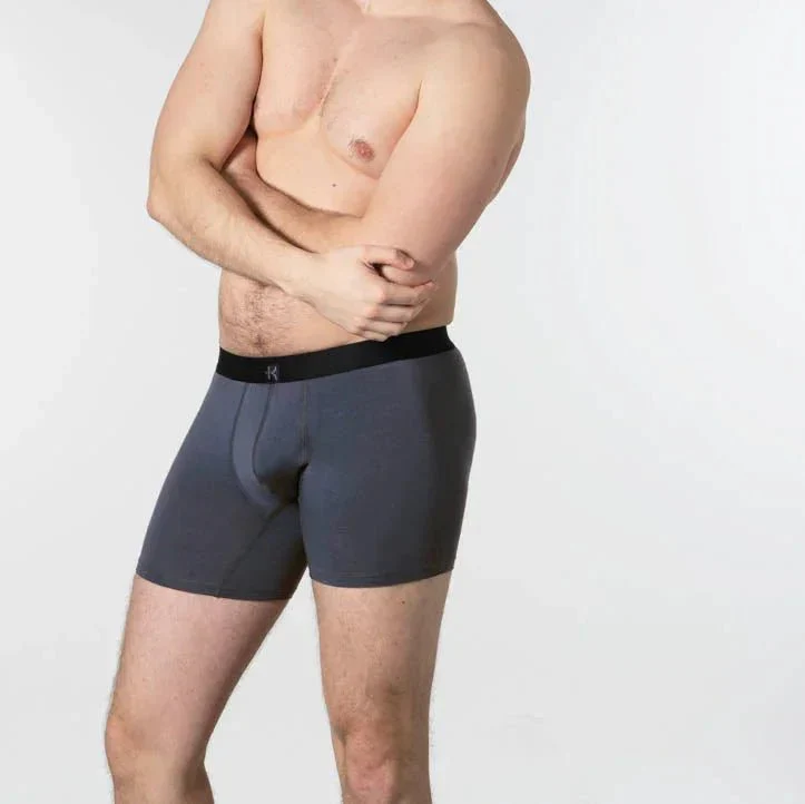 Second Skin Tencel™Modal Standard Length Boxer Brief - No Fly (6 inch inseam leg) - Image 85