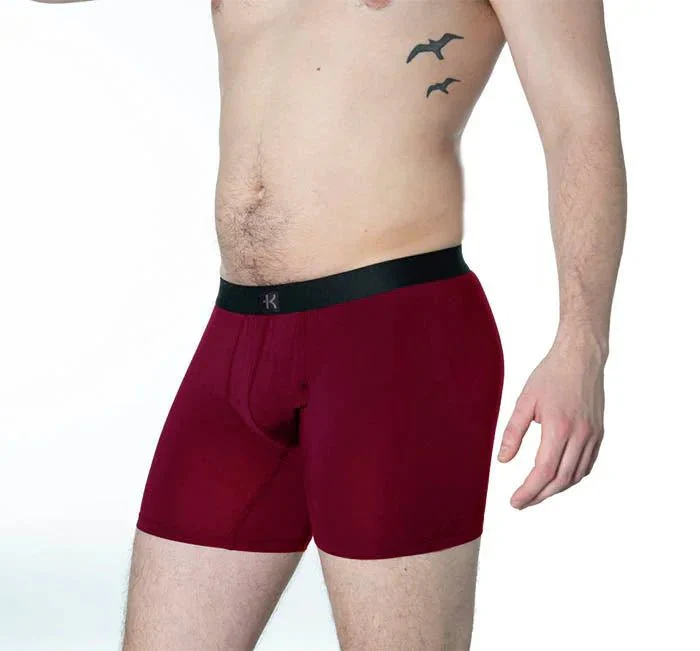 Second Skin Tencel™Modal Standard Length Boxer Brief - No Fly (6 inch inseam leg) - Image 89