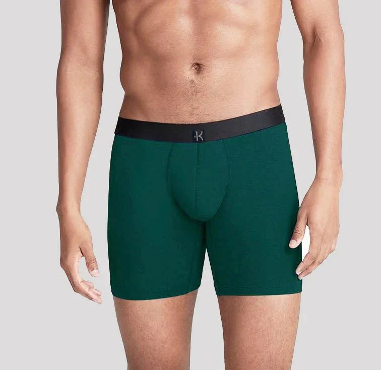 Second Skin Tencel™Modal Standard Length Boxer Brief - No Fly (6 inch inseam leg) - Image 96