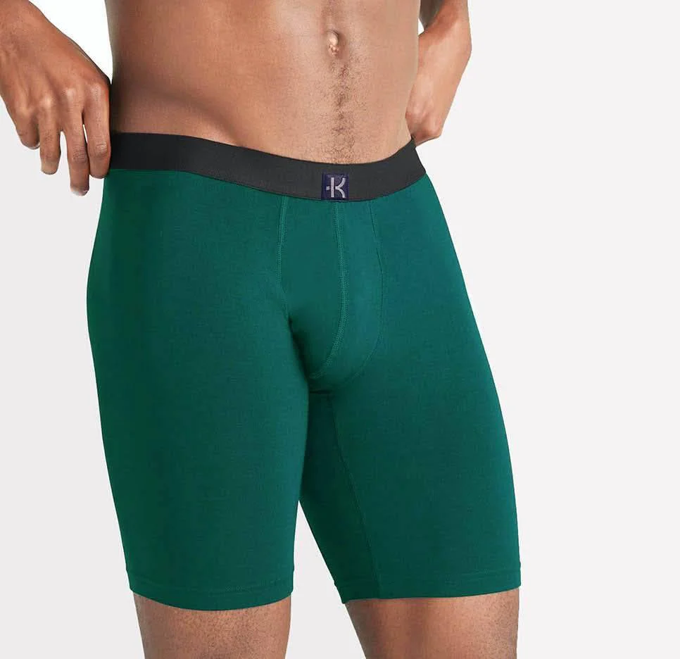 Second Skin Tencel™ Modal Long Leg Boxer Brief - No Fly (9 inch inseam leg) - Image 24