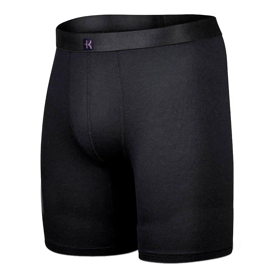 Second Skin Tencel™ Modal Long Leg Boxer Brief - No Fly (9 inch inseam leg) - Image 45