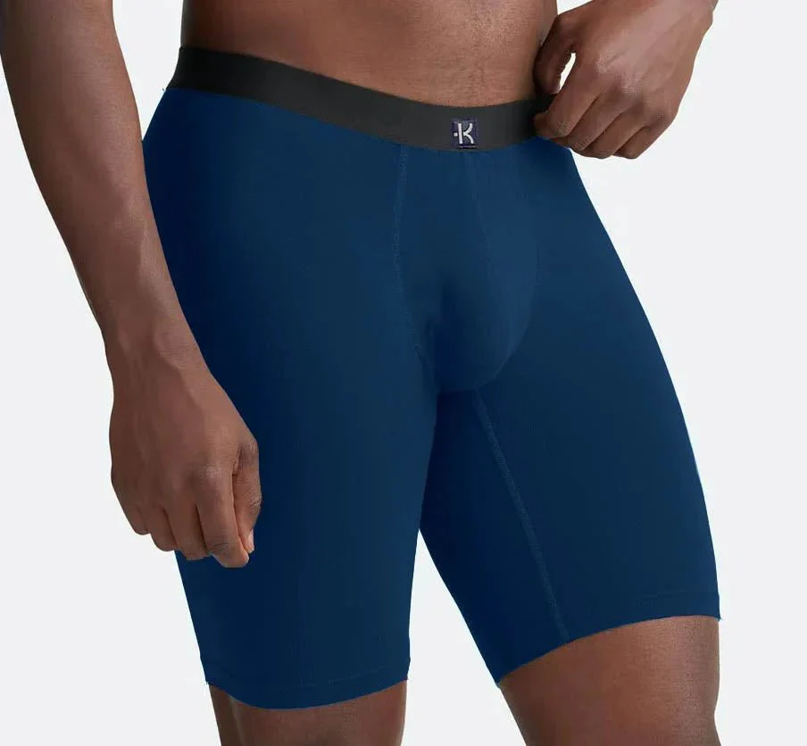 Second Skin Tencel™ Modal Long Leg Boxer Brief - No Fly (9 inch inseam leg) - Image 6