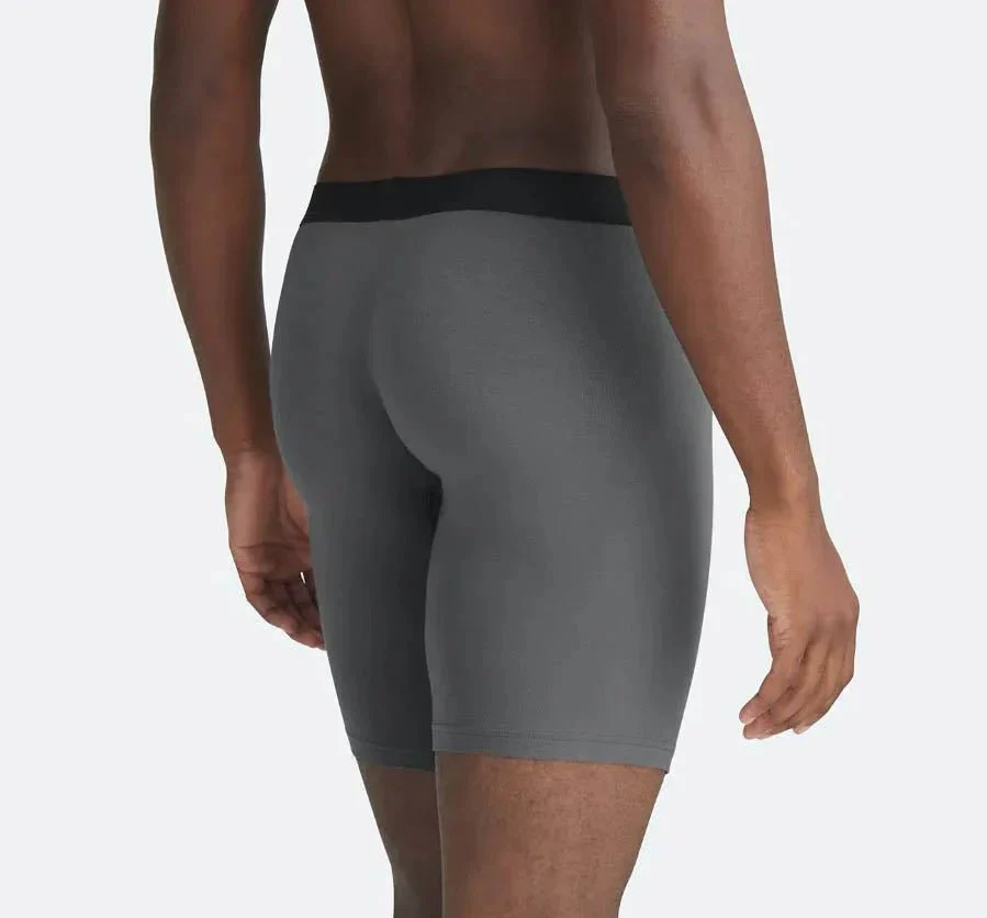 Second Skin Tencel™ Modal Long Leg Boxer Brief - No Fly (9 inch inseam leg) - Image 7
