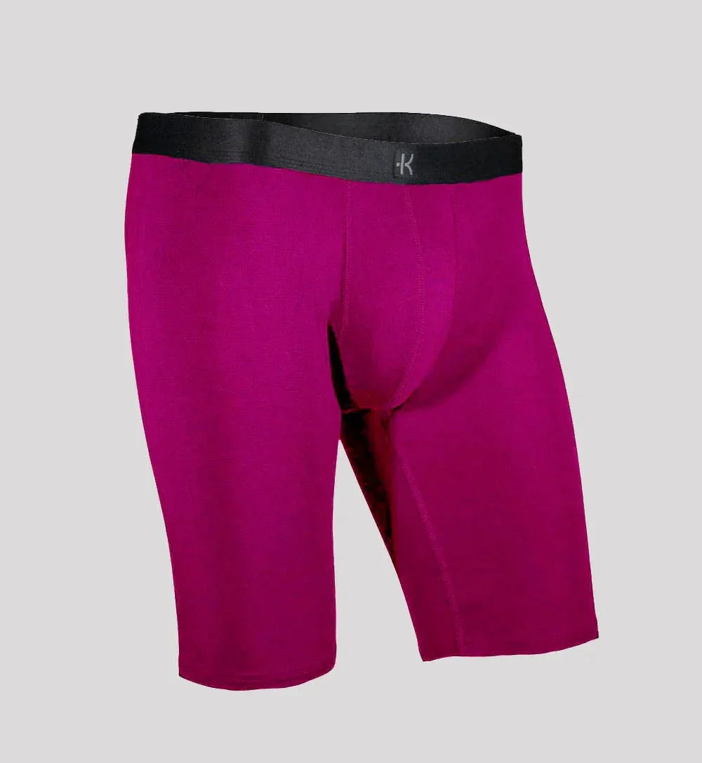 Second Skin Tencel™ Modal Long Leg Boxer Brief - No Fly (9 inch inseam leg) - Image 75