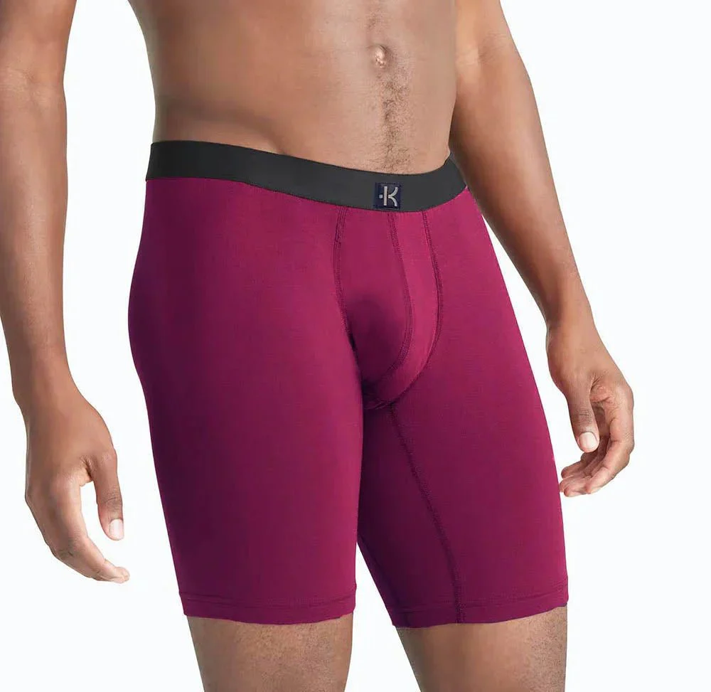 Second Skin Tencel™ Modal Long Leg Boxer Brief - No Fly (9 inch inseam leg) - Image 76