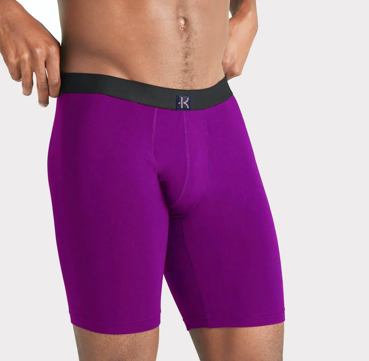Second Skin Tencel™ Modal Long Leg Boxer Brief - No Fly (9 inch inseam leg) - Image 8