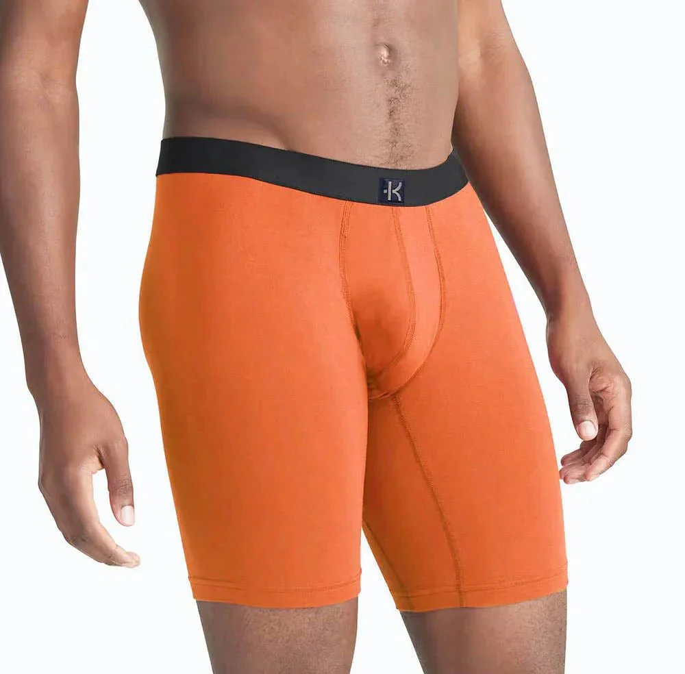 Second Skin Tencel™ Modal Long Leg Boxer Brief - No Fly (9 inch inseam leg) - Image 80