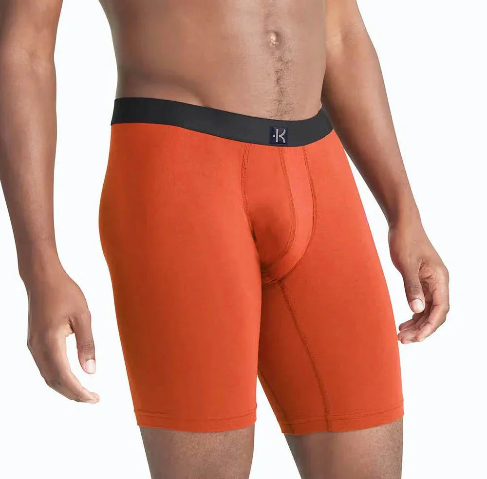 Second Skin Tencel™ Modal Long Leg Boxer Brief - No Fly (9 inch inseam leg) - Image 82