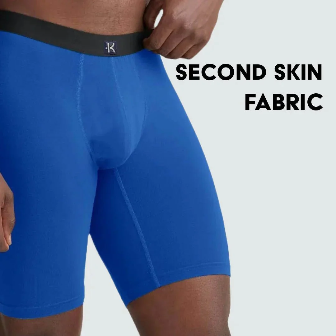 Second Skin Tencel™ Modal Long Leg Boxer Brief - No Fly (9 inch inseam leg) - Image 89
